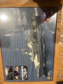 Irish Navy Poster Samuel Beckett framed