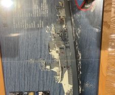 Irish Navy Poster Samuel Beckett framed