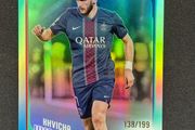 Khvicha Kvaratskhelia /199 2025-26 Topps Chrome UEFA PSG #167