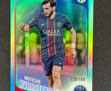 Khvicha Kvaratskhelia /199 2025-26 Topps Chrome UEFA PSG #167