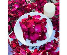 Bag of Dried Rose Petals - great for spa treatments / aromatherapy/ relaxing baths etc