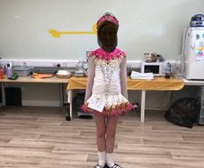 Stunning Irish dancing solo dress