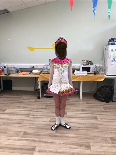 Stunning Irish dancing solo dress