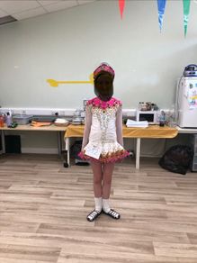 Stunning Irish dancing solo dress