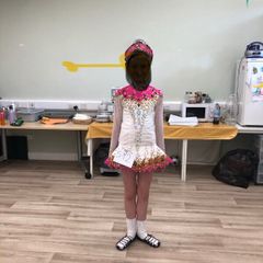Stunning Irish dancing solo dress