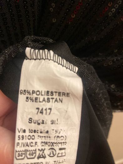 NEW black sparkly blouse (approx size 22-24)