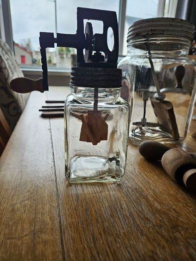 vintage butter churn