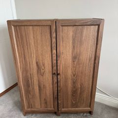 2 IKEA BILLY Bookcases, Walnut Effect