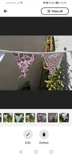 Vintage Style Bunting for Communions etc