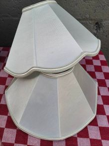 2 x Vintage Lampshades