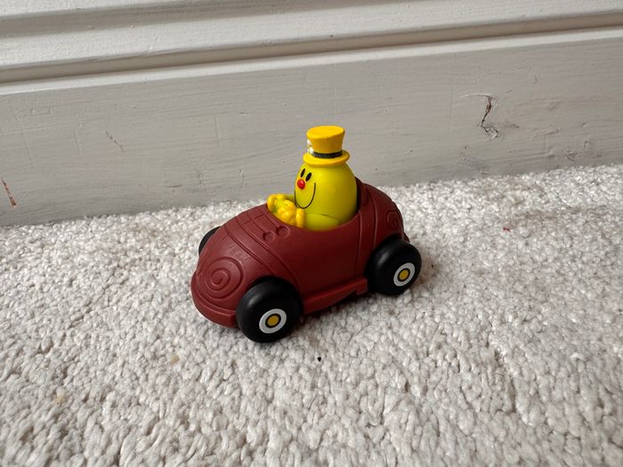 Mcdonalds Happy Meal Mr Men Mr Funny Figure Car Vehicle approx. approx. 5 cm. Used Please see photos