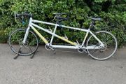 Cannondale USA Aluminium White Tandem Road Bike