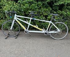 Cannondale USA Aluminium White Tandem Road Bike