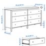 White Chest of Drawers Image 2