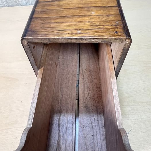 Victorian Oak Index Card Drawer - Large - 50cm x 17cm x 24cm