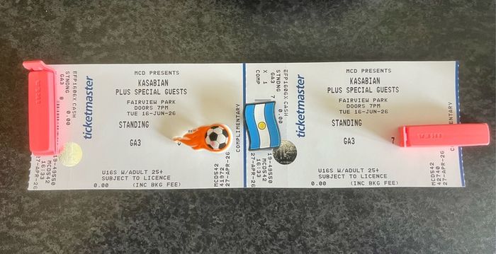 Kasabian Tickets x2