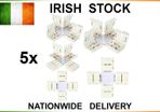 3528 LED Strip Light Connectors + Shape Adapters 8mm 2pin NO Soldering