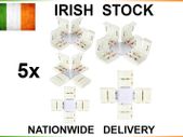 3528 LED Strip Light Connectors + Shape Adapters 8mm 2pin NO Soldering