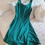 Green Skater Dress - Size 8 Image 3