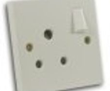 Round Pin 15 Amp Single Switched Wall Sockets Home Delivery Galway City Only 4 Euro Extra With Post Codes