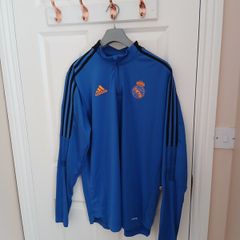 real madrid quarter zip top
