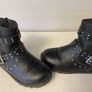 Next black biker style boots girl Image 3