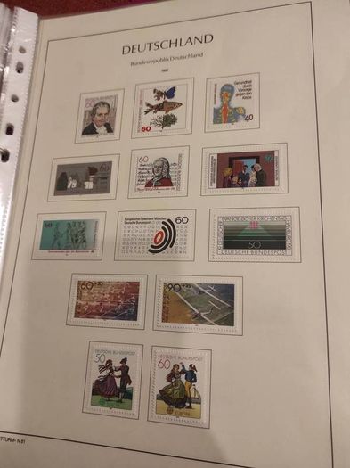 GERMANY 1975-82 album with stamps