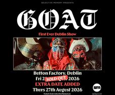 Goat in Button Factory tomorrow