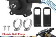 Portable Electric Drill Pump Self Priming Liquid Transfer Pumps Small Household Water Pump Garden Outdoor Tool