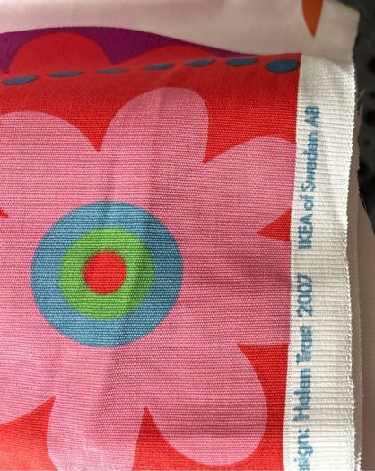 1.9 meters of IKEA Fredricka Cotton Fabric (discontinued)