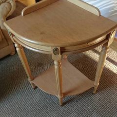 Corner Table with 2 drawers. House clearance sale unwanted stuff.