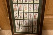 Golf cards framed free postage