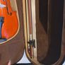 4/4 violin and case and rest Image 4