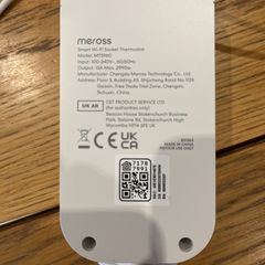 Wifi smart socket thermostat model MTS960