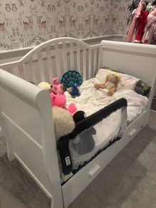Oslo white Cot bed