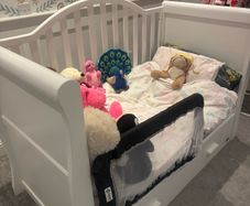 Oslo white Cot bed