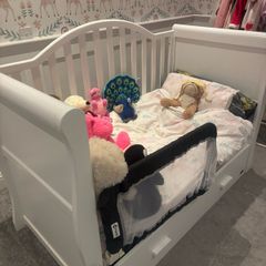 Oslo white Cot bed