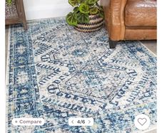 Blue Oriental Kukoon Rug