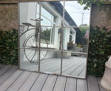 Very large indoor/outdoor mirror Rockhill Interiors