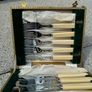 Cased set of fish knives & forks Image 6