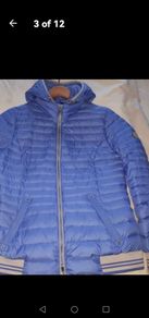 Barbara Lebek blue Down jacket UK 12