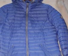 Barbara Lebek blue Down jacket UK 12