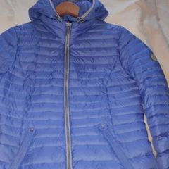 Barbara Lebek blue Down jacket UK 12