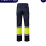 Velilla Vl157 - High-visibility Two-tone Pants - Navy/fluo Yellow Image 2