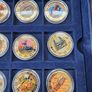 Ancient Egypt Gold Plated Coin Collection 21 Coins with Certificates in Original Holder Image 9