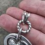 Double Pendant Sterling Silver Set (26 grams) Image 8