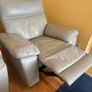 Two Leather electric reclining Chairs Image 3