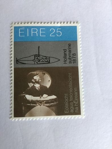 Ireland stamp - Irish innovation - Holland Submarine