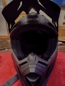 Raven motocross helmet
