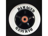 Damaged Alloy 5 Spoke Black 110mm Wheel With Abec 9 Bearings